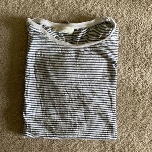 Zara organic cotton striped tee